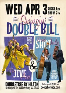 DOUBLE SWING at the DoubleTree with GSJ and UK's The Jive Aces! @ DoubleTree by Hilton Williamsburg