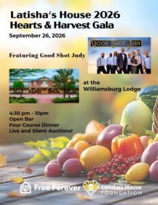 Williamsburg, VA - Latisha's House Hearts and Harvest Gala @ Williamsburg Lodge